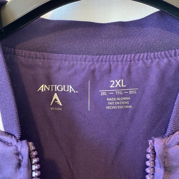 Colorado Rockies Antigua Purple Jacket Women Size 2XL - Picture 4 of 8